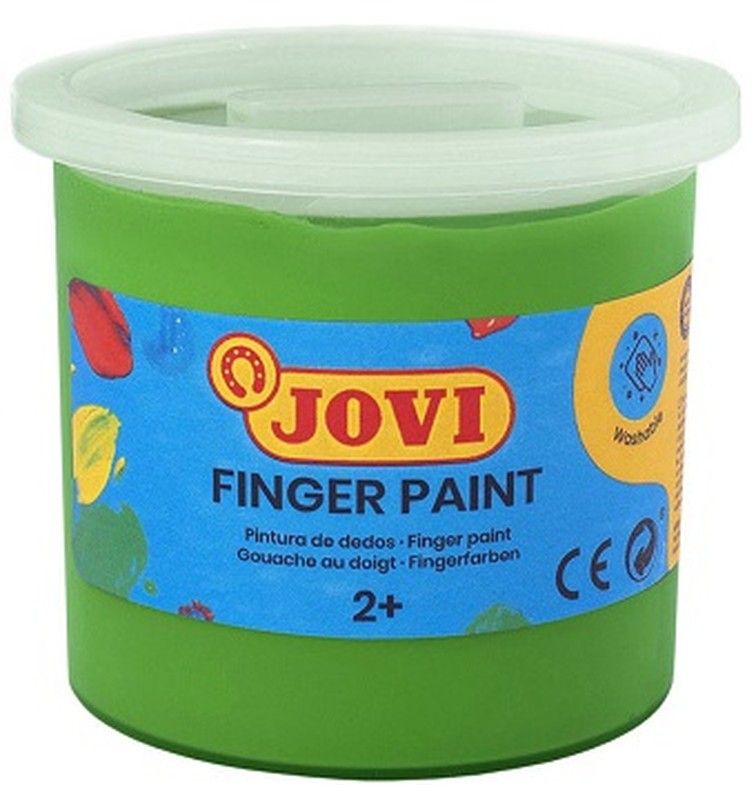 Pintura dedos JOVI 125 ml. Verde