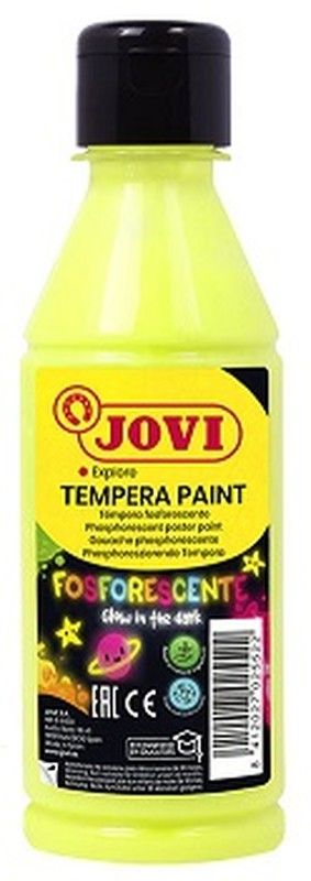 Pintura JOVI fosforescente 250 ml. Amarillo