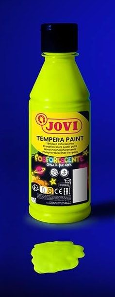 Pintura JOVI fosforescent 250 ml. groc