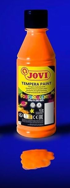 Pintura fosforescent JOVI 250 ml. Taronja