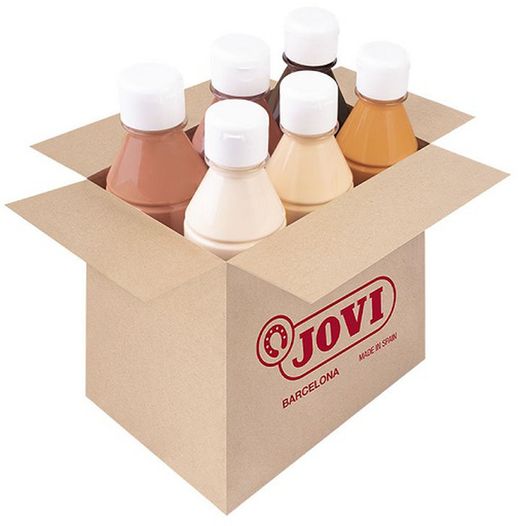 Témpera líquida JOVI PAINT MULTICULTURAL 250 ml, surtido 6 colores