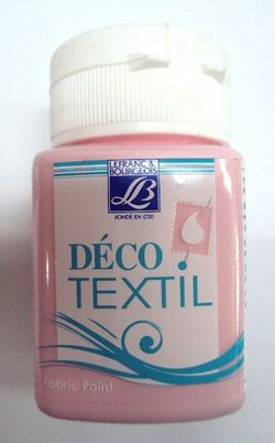 Pintura tèxtil T.O 50 ml. pètal de rosa - UE