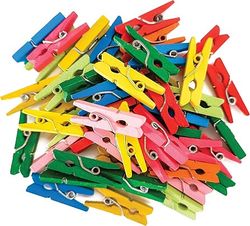 Pinces mini colors assortits 25 mm
