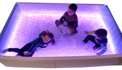 Piscina plegable amb llum LED