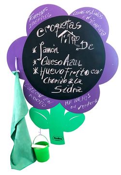 Pizarra Gigante flor