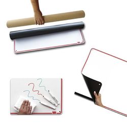 Pissarra metàl·lica enrotllable i esborrable