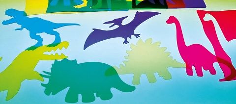 Plantilles Educatives: Dinosaure translúcides