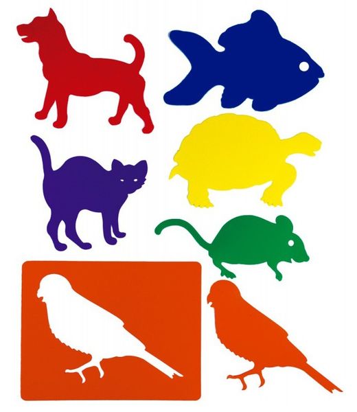 Plantillas educativas opacas: Mascotas