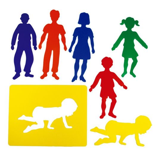 Plantillas educativas opacas "Personas"