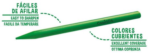 Plasticeres CARIOCA 12 colors