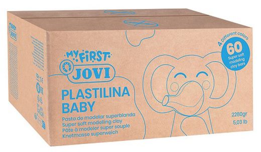 Plastilina Baby MY FIRST schoolpack 60 past. 38 gr. 4 colors assortits