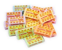 Plastilina JOVI caixa expositora 30 pastilles 50 g colors PASTÍS
