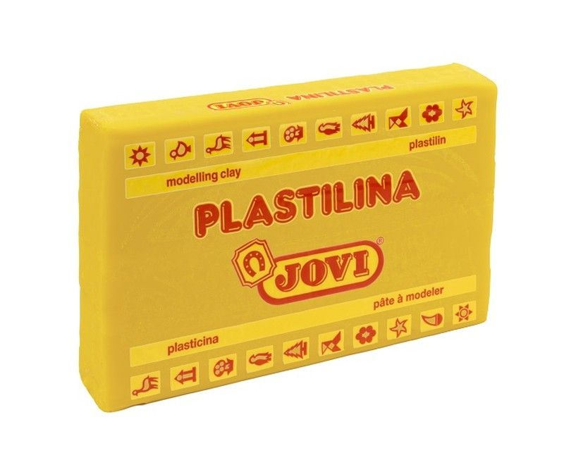Plastilina JOVI 350 gr. Amarillo oscuro