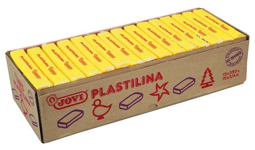 Plastilina JOVI 350 gr. Amarillo oscuro