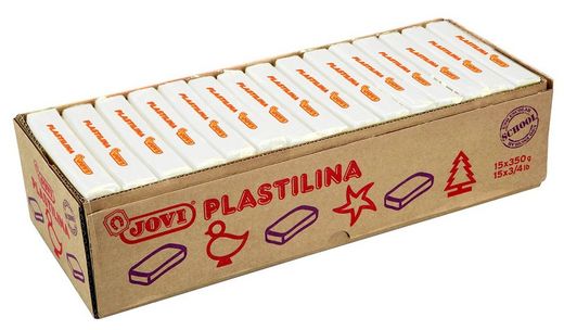 Plastilina JOVI 350 gr. Blanc