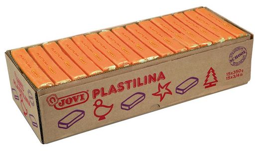 Plastilina JOVI 350 gr. Naranja