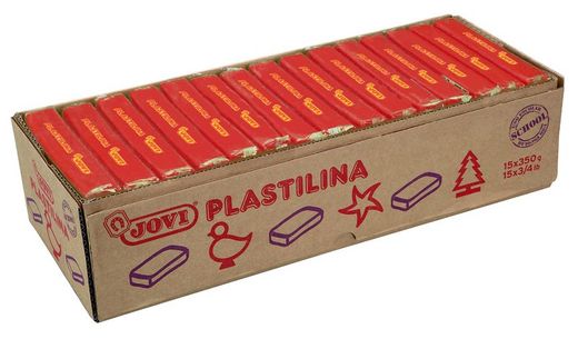 Plastilina JOVI 350 gr. Vermell