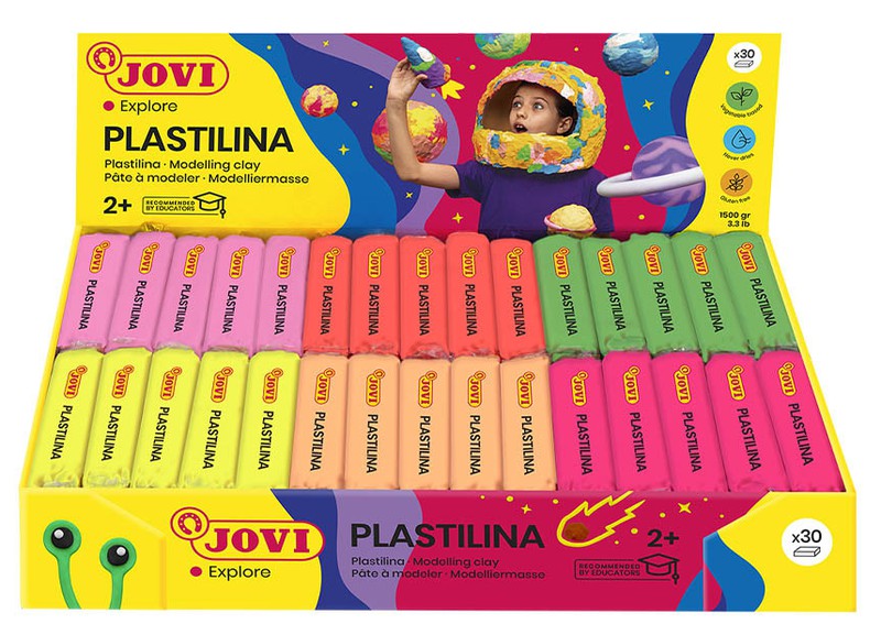 Kit Plastilina Jovi 8 Pastillas De 25 Gr Con Maletín De Accesorios
