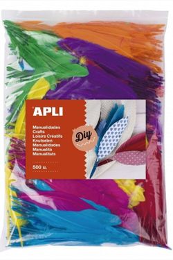 Plomes indi assortides 500 u.