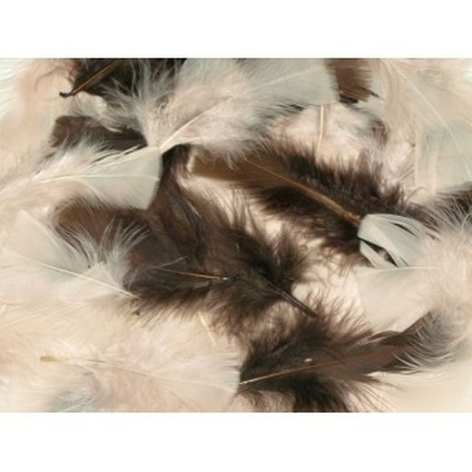 Plumas marabú naturales - UE