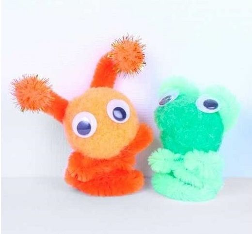 Pompons brillants mix 25 mm