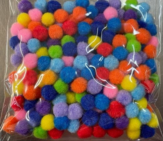 Pompones colores Ø 10 mm