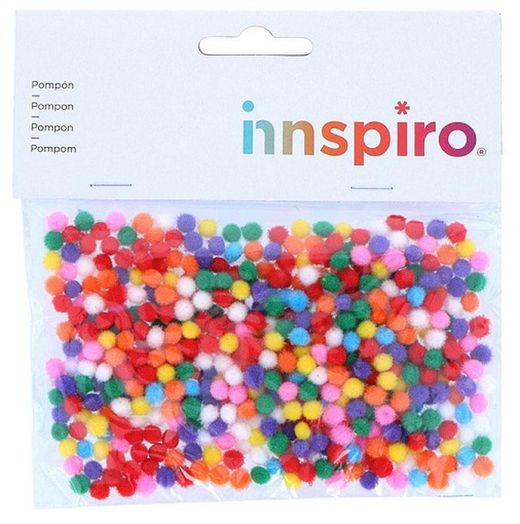 Pompons MINI polipropilè mix 5 mm