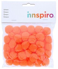Pompons polipropilè taronja 25mm.
