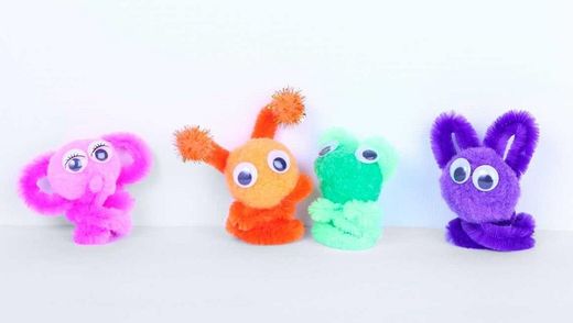 Pompons polipropilè negre 25mm.