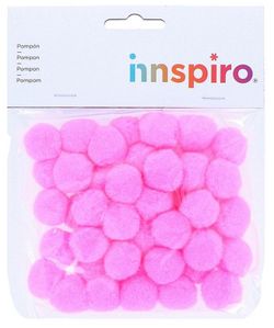 Pompons polipropilè rosa 25mm.