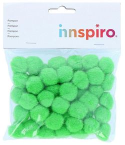 Pompons polipropilè verd 25mm.