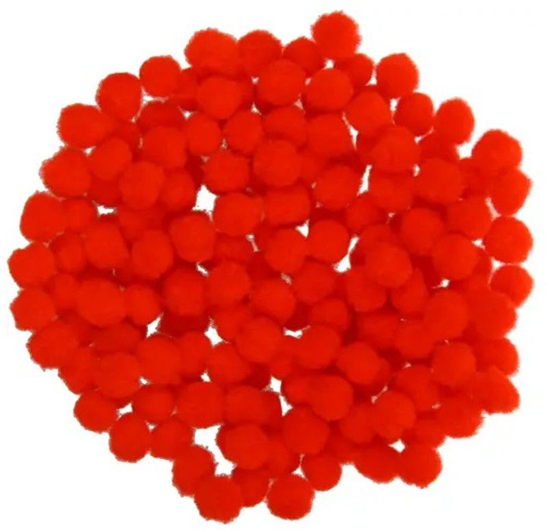 Pompones rojos Ø 10 mm