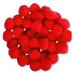 Pompons vermells Ø 20 mm