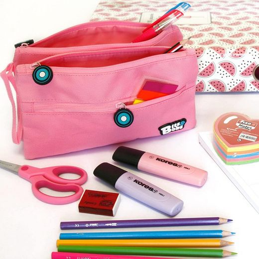 Portatodo doble plano BITS&BOBS colores vivos 2 compartimentos