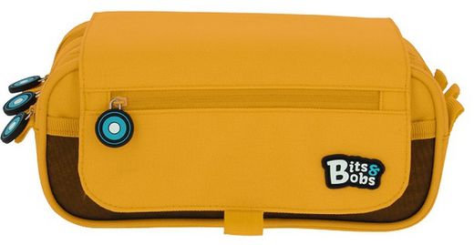 Portatodo triple con solapa BITS&BOBS colores vivos 3 compartimentos