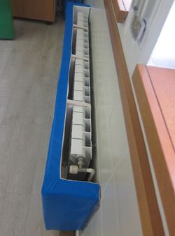 Protecció radiador complet de 0 a 100 cm ample