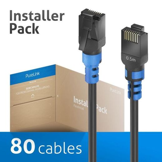 Purelink Cable Cat 6.A Utp Flexinstall 0,5M 80Uds