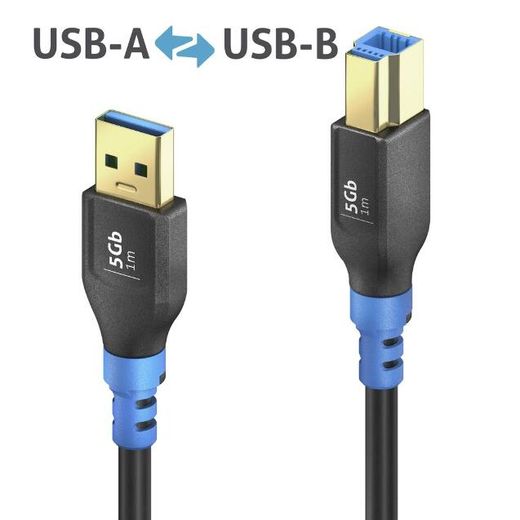 Purelink Cable Usb 3.2 A/B 5Gmbps Flexinstall 1.5M