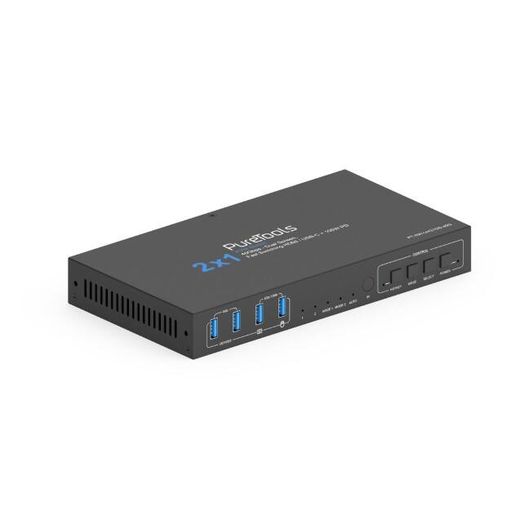 Purelink Selector Kvm 2:1 Dual Hdmi/Usb-C