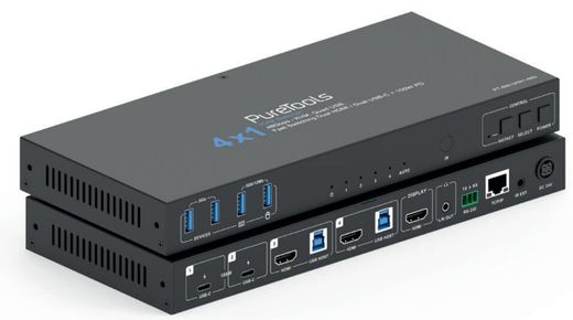Purelink Selector Kvm 4:1 Hdmi/Usb-C