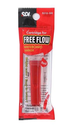 Recambio rotulador pizarra Free Flow Rojo