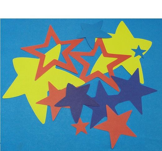 Retallades de cartolina motivo estrellas ¡¡ÚLTIMES EXISTÈNCIES!!