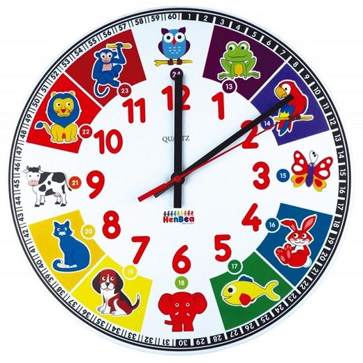 Reloj Didáctico: Animales