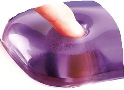 Mini Reposamuñecas de Gel Crystal™ violeta