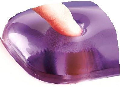 Mini Reposamuñecas de Gel Crystal™ violeta
