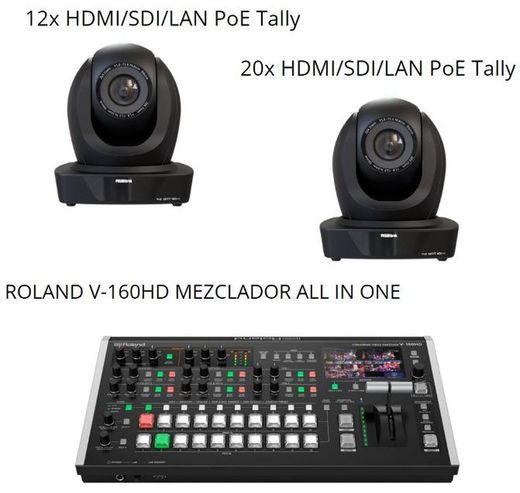 Rgblink Kit 12X Y 20X Hdmi/Sdi/Tally Y  Vr-120Hd