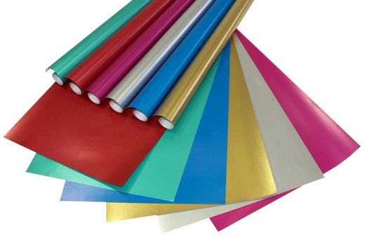 Rollo papel metalizado dorado - EU