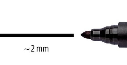 Rotulador permanente LUMOCOLOR 352, Marrón