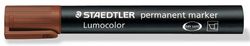 Rotulador permanente LUMOCOLOR 352, Marrón