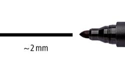 Retolador permanent LUMOCOLOR 352, Vermell